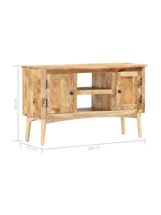 Мебели за съхранение Бежов 100x35x60см