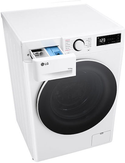 LG Πλυντήριο-Στεγνωτήριο Ρούχων 10kg/6kg Ατμού 1400 Στροφές