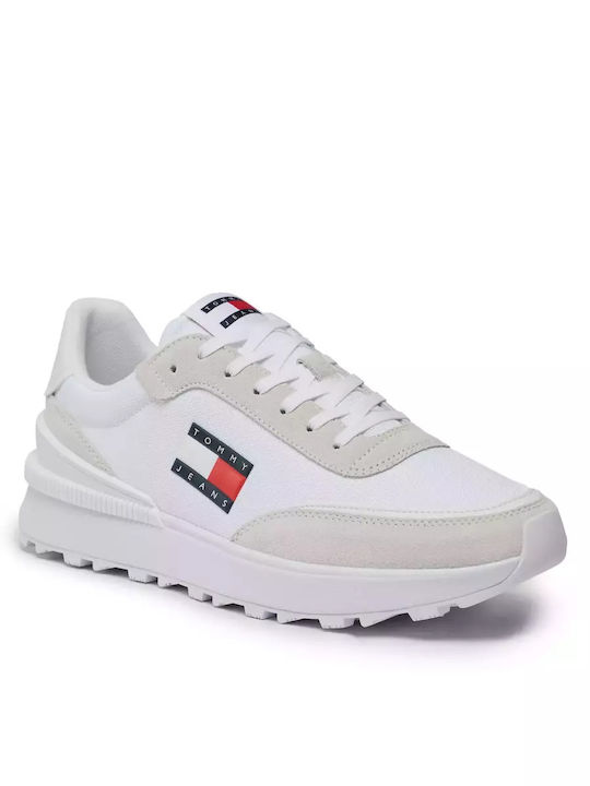 Tommy Hilfiger Ανδρικά Sneakers Λευκά