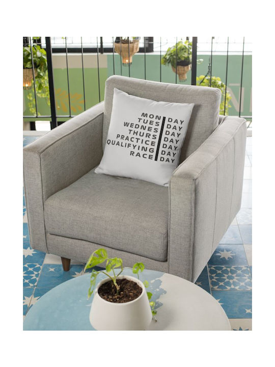 TKT Μαξιλάρι Καναπέ White 40x40εκ.