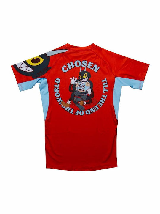 Chosen Short Sleeve Shirt CHRS123 for Jiu-Jitsu Red