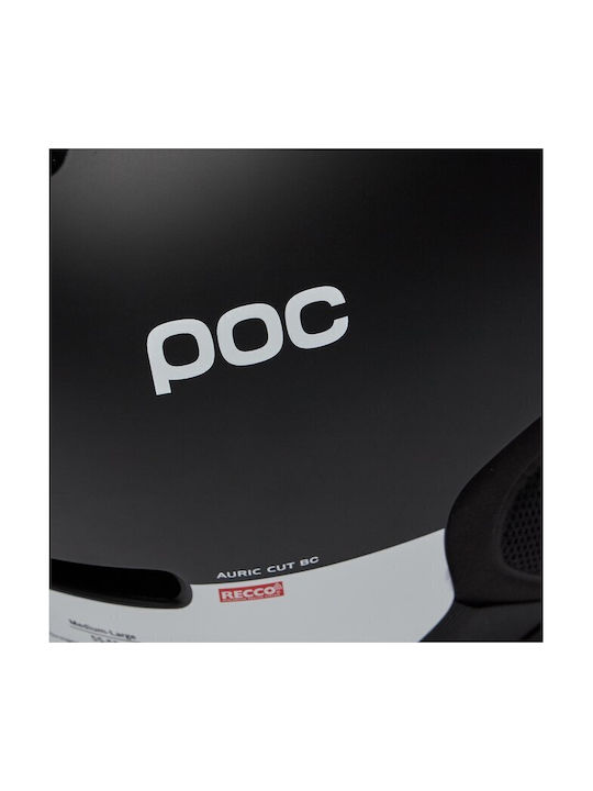 Poc Auric Cut Bc Mips Ανδρικό Κράνος για Σκι & Snowboard σε Μαύρο Χρώμα