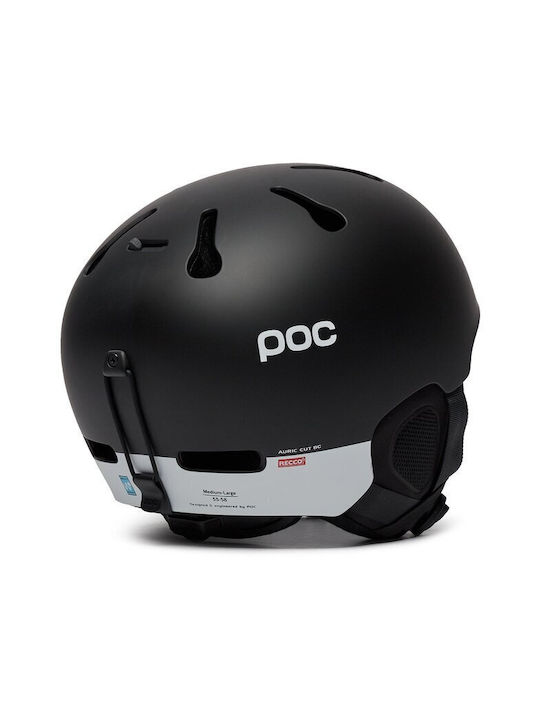 Poc Auric Cut Bc Mips Ανδρικό Κράνος για Σκι & Snowboard σε Μαύρο Χρώμα