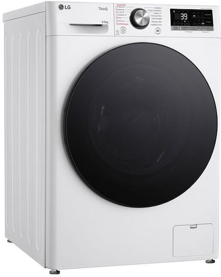 LG Washer Dryer 9kg/6kg Steam 1400 Rounds with Wi-Fi
