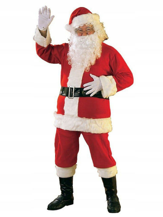 Adult Christmas Santa Claus Costume Red