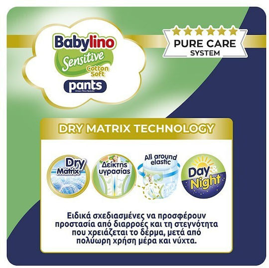 Babylino Diaper Pants Cotton Soft No. 7 for 15-25kg 28pcs