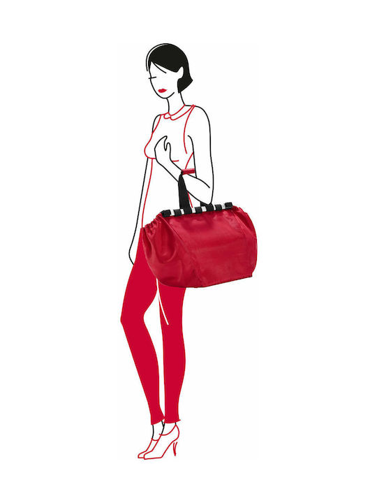 Reisenthel Fabric Shopping Bag in Red Colour Adapts to Super Market Trolley