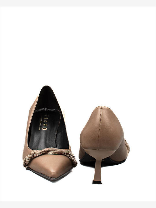 Zakro Collection Leather Pink Heels