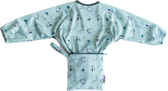 Tidy Tot Salopetă material textil cu autocolant, Buzunar & Mâneci Albastră pentru 24 m+