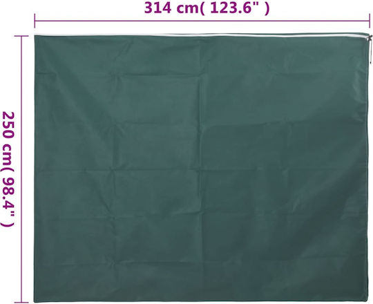 vidaXL 3203584 Frostschutzdeckel 70gr/m² 3.14x2.5m Grüne