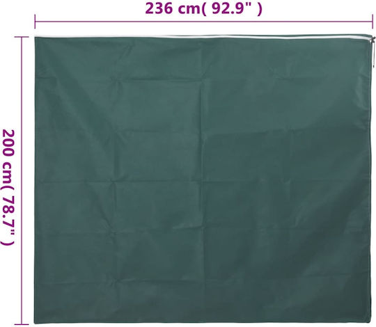 vidaXL 3203571 Antifreeze Cover 70g/m² 2x2.36m Green