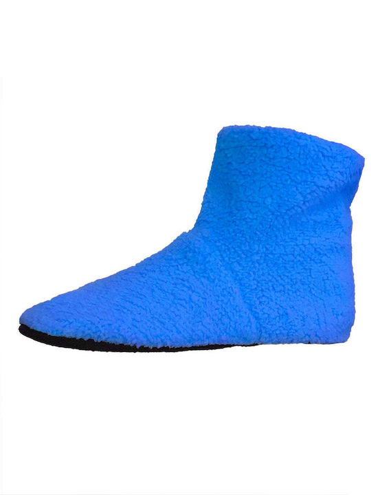 Ustyle Winter Women's Slippers in Blue color