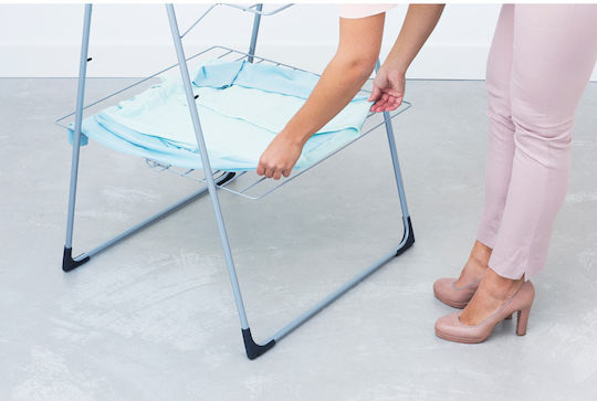 Brabantia Tower Folding Floor Clothes Drying Rack Metallic with Hanging Length 23m