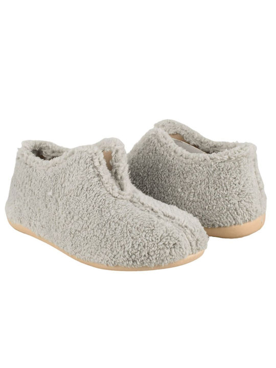 Yfantidis Closed Women's Slippers in Gray color