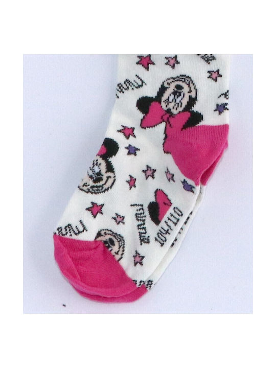 Disney Παιδικό Καλσόν Εκρού Minnie Mouse