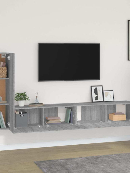 Wohnzimmer TV-Einheit Grey Sonoma L100xB30xH30cm