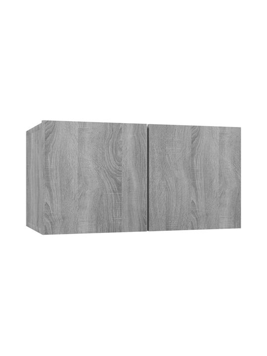 Wohnzimmer TV-Einheit Grey Sonoma L100xB30xH30cm