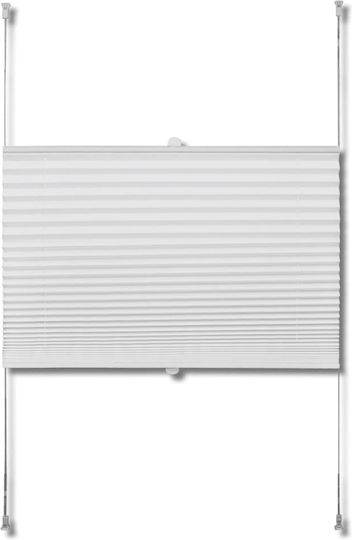 vidaXL Rollos Partieller Blackout Weiß B70xH100cm 240597