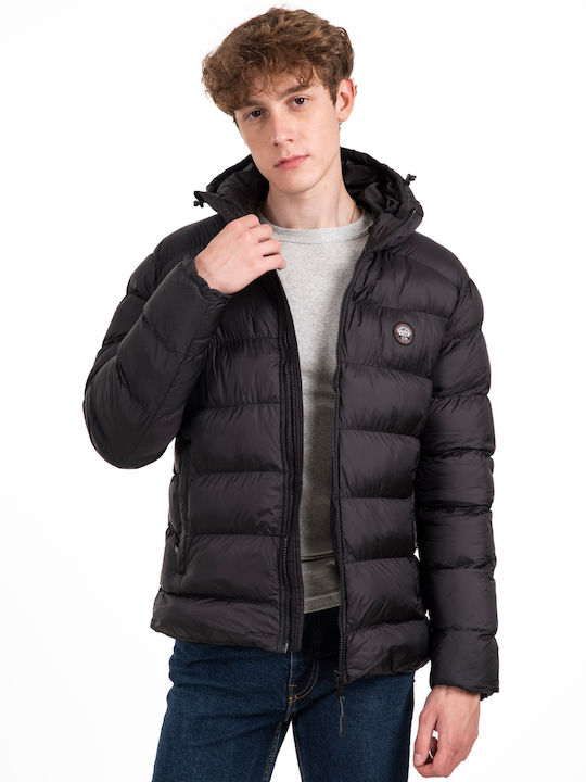 Vcode Men's Winter Puffer Jacket Black