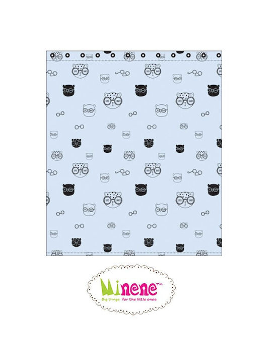 Kidslife Fabric Shower Curtain 180x200cm Σιέλ