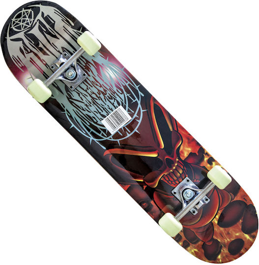 AMILA Skatebird+ Skull Σανίδα Shortboard Πολύχρωμη