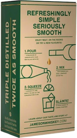 Jameson Zusammensetzung mit Gläsern 700ml