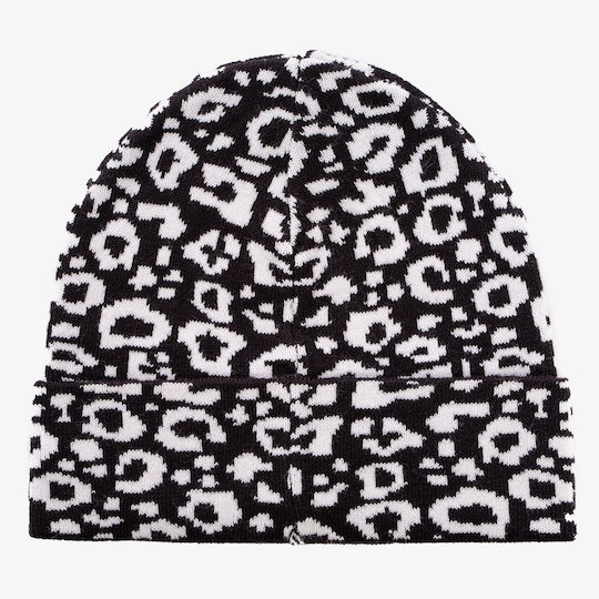 Beanie Unisex Σκούφος Πλεκτός σε Μαύρο χρώμα