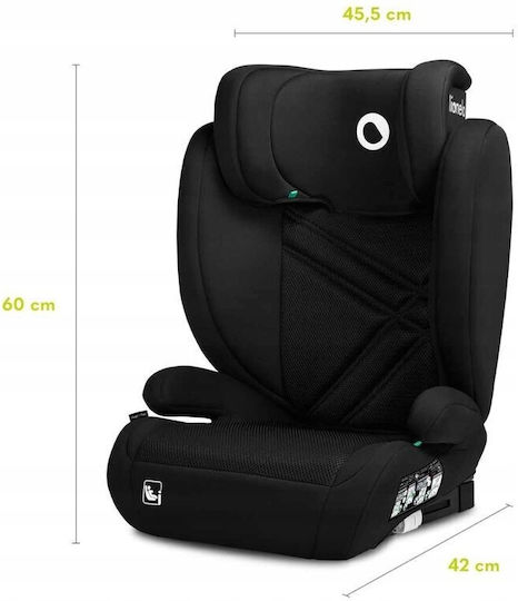 Lionelo Hugo Baby Car Seat High-back Booster i-Size with Isofix Black Carbon 15-36 kg