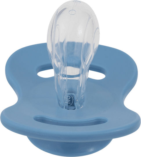 Lullaby Planet Pacifiers Silicone Ocean Teal & Dove Blue for 6+ months 2pcs
