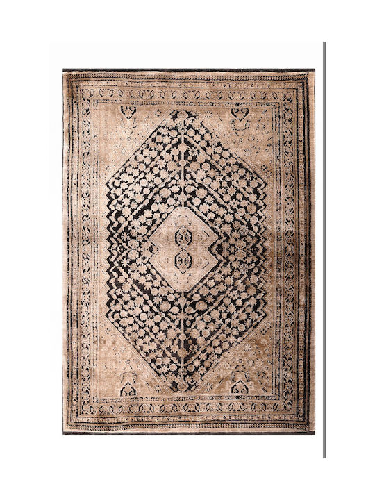 Tzikas Carpets Karma Handmade Rug Rectangular Black/Gold