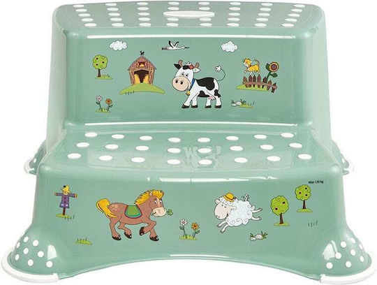 Disney Dublu Înălțător pentru copii pentru baie Funny Farm Verde