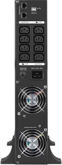 Armac R/3000I/PSW Mini UPS Line-Interactive 3000VA 2100W με 8 IEC Πρίζες