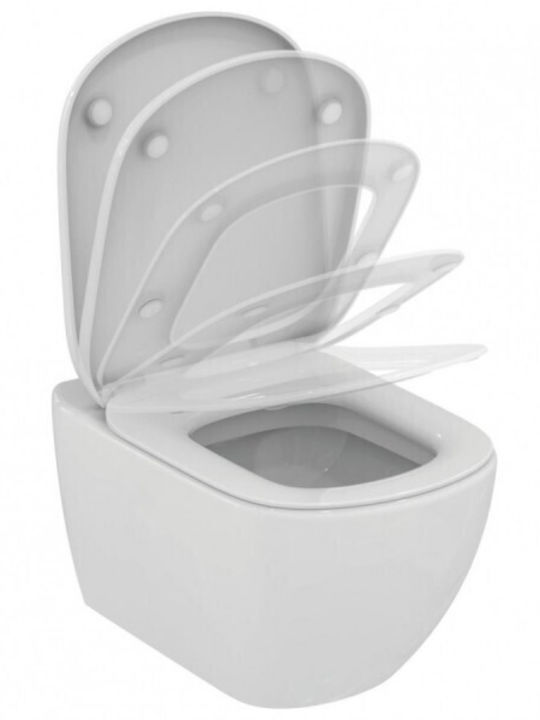 Ideal Standard Tesi II Aquablade T007901+T352701+R009467+R0115AA Λεκάνη ...