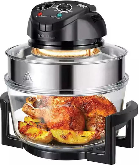 Telco Halogen Oven Cooker 17lt Black