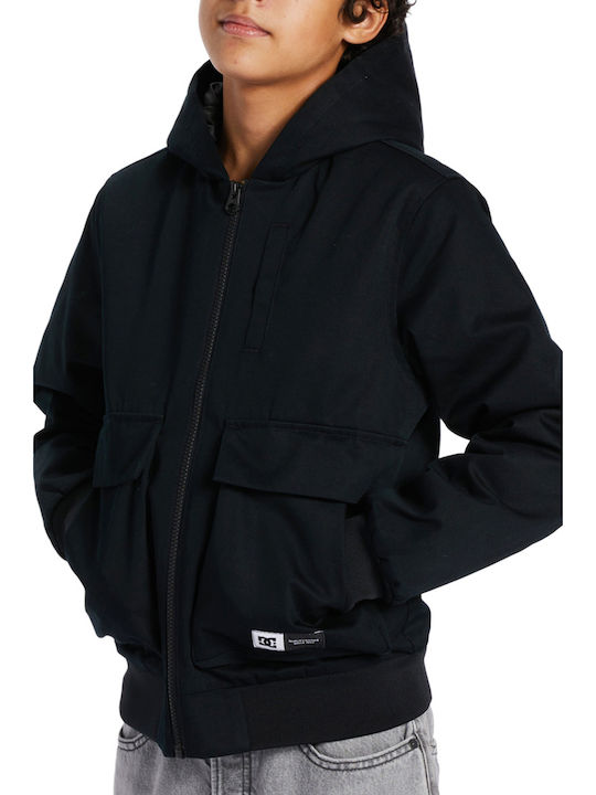 Kids' Casual Jacket with Hood Black (KVJ0/BLACK) Escalate