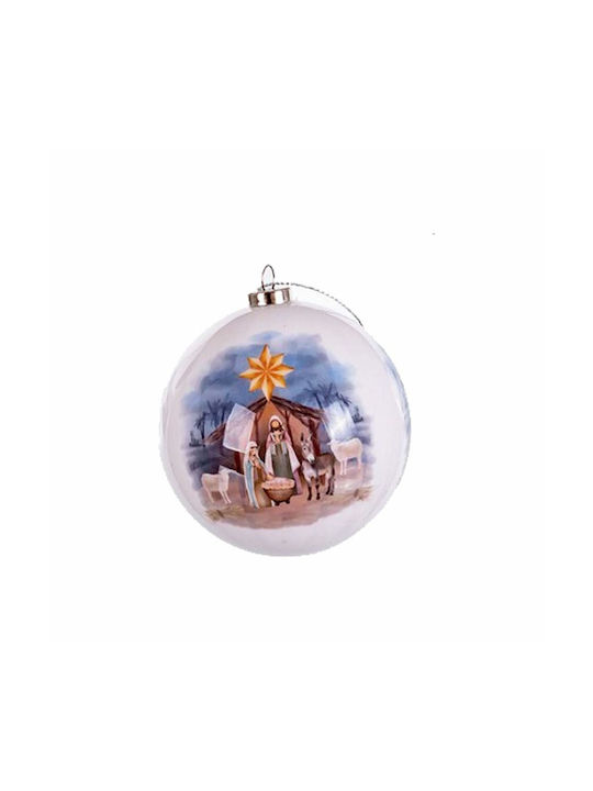 BigBuy Christmas Paper Ball Ornament Multicolour 7.5cm 14pcs