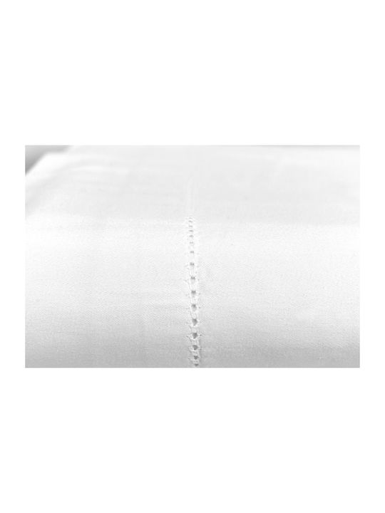 Mc Decor Azour Σετ Σεντόνια Υπέρδιπλα 240x270εκ. Λευκό (4τμχ)