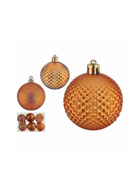 Krist+ Ornament de Crăciun Set Plastic Orange