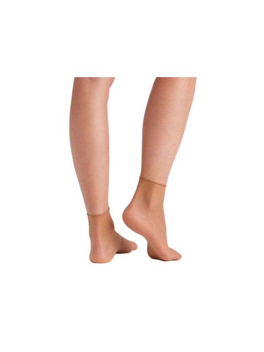 Ysabel Mora Women's Socks 10 Den Beige