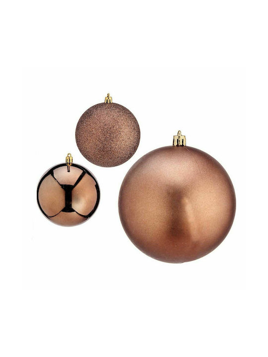 Krist+ Ornament de Crăciun Set Plastic Brown 11x10buc