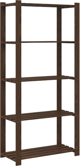 vidaXL Bibliothek Braun 38x38x80cm