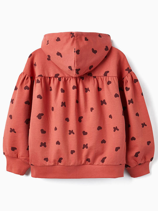 Zippy Kids Sweatshirt Cardigan Pink