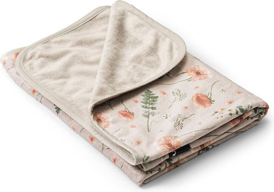 Elodie Details Blanket Nursery Swaddling Blankets Pearl Velvet Gray with Animal 75x100cm