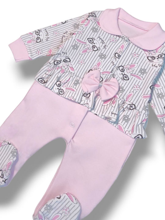 Babydom Set Baby Strampler Rose