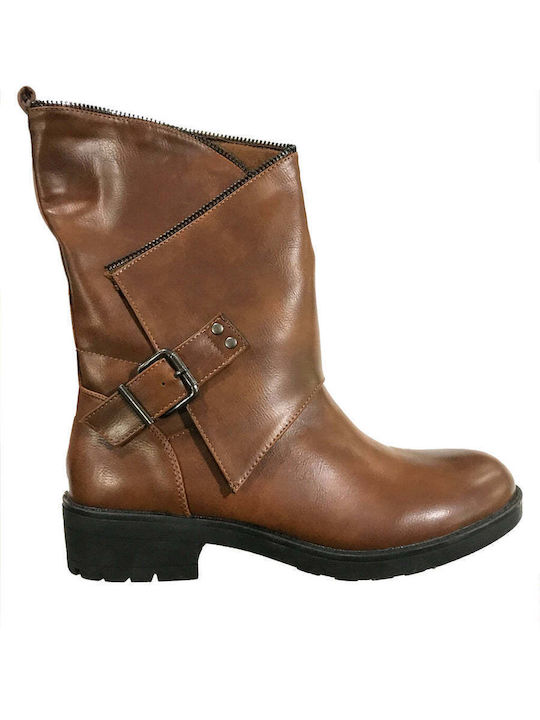 Ustyle Women's Ankle Boots Brown