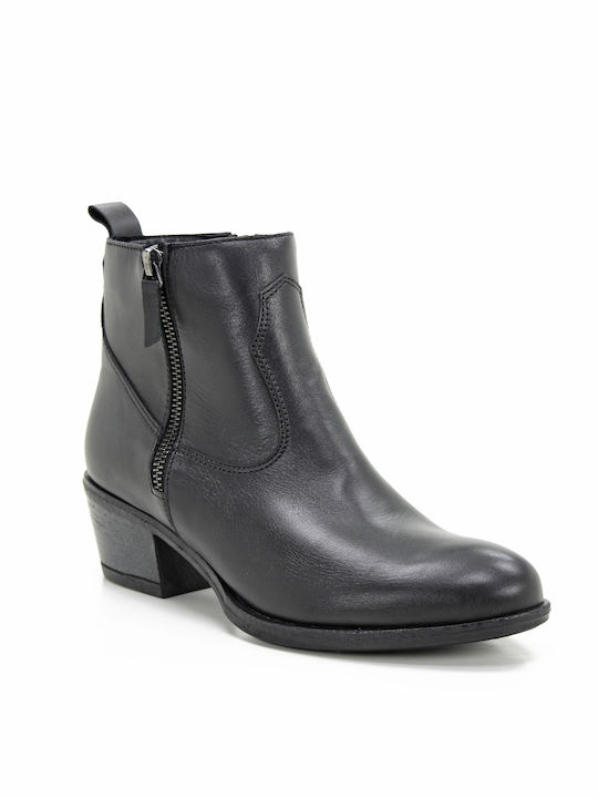 Ragazza Leather Women's Ankle Boots Black