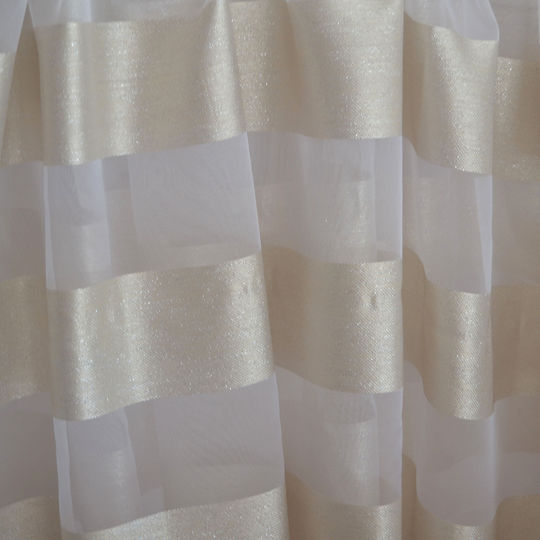Saray Home Perdea Cu Coafură Albă 280x300cm
