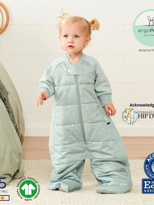 Ergo Pouch Χειμερινός Υπνόσακος με Πόδια Sleep Suit 2.5 tog Sage