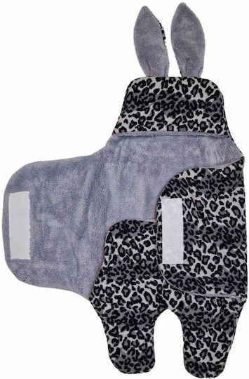Bebecix Winter Sleeping Bag with Feet LEOPARD GREY