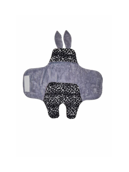 Bebecix Iarna Sac de dormit cu picioare LEOPARD GREY